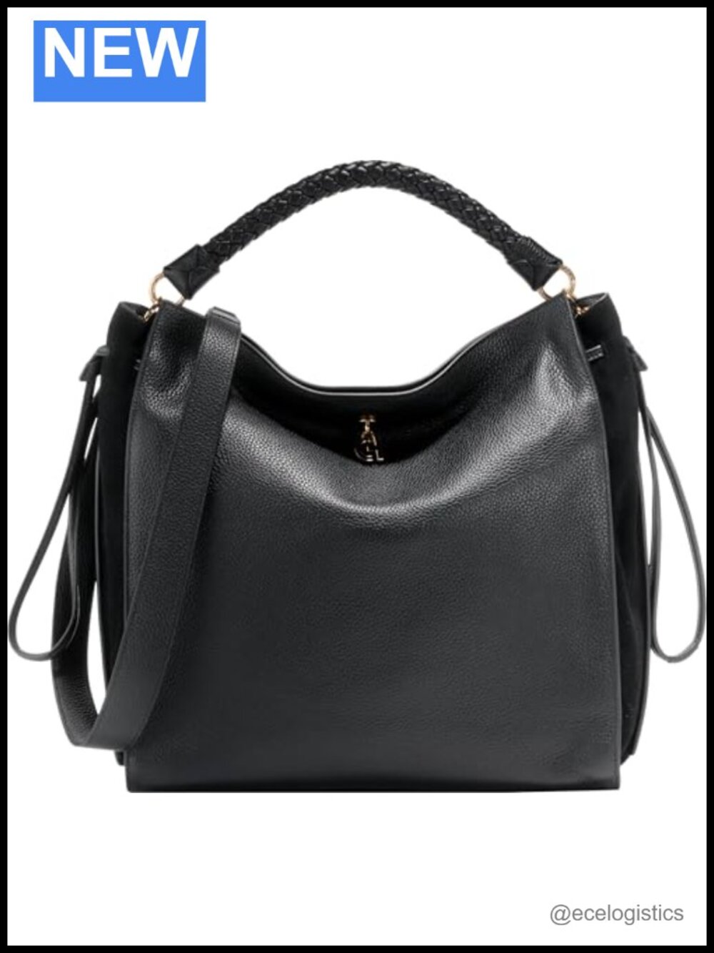 Leather Shopper Tote Bag with Adjustable Shoulder Strap for Women